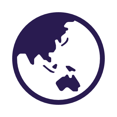 Earth Globe Asia-Australia